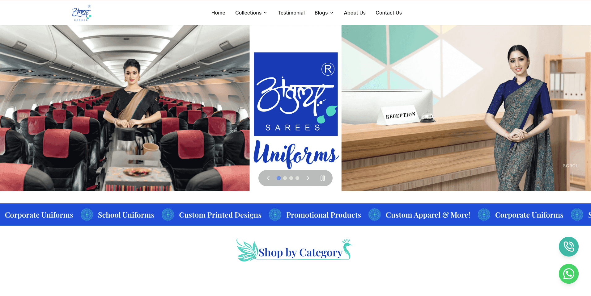Atulya Sarees – Corporate B2B & E-Commerce Uniform Platform